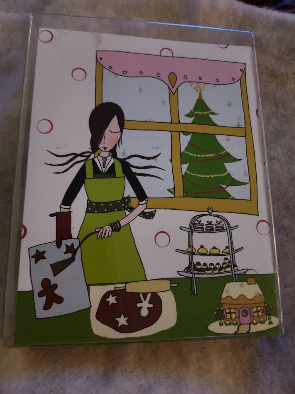 SET OF 10 NIP POPPY CHRISTMAS CARDS